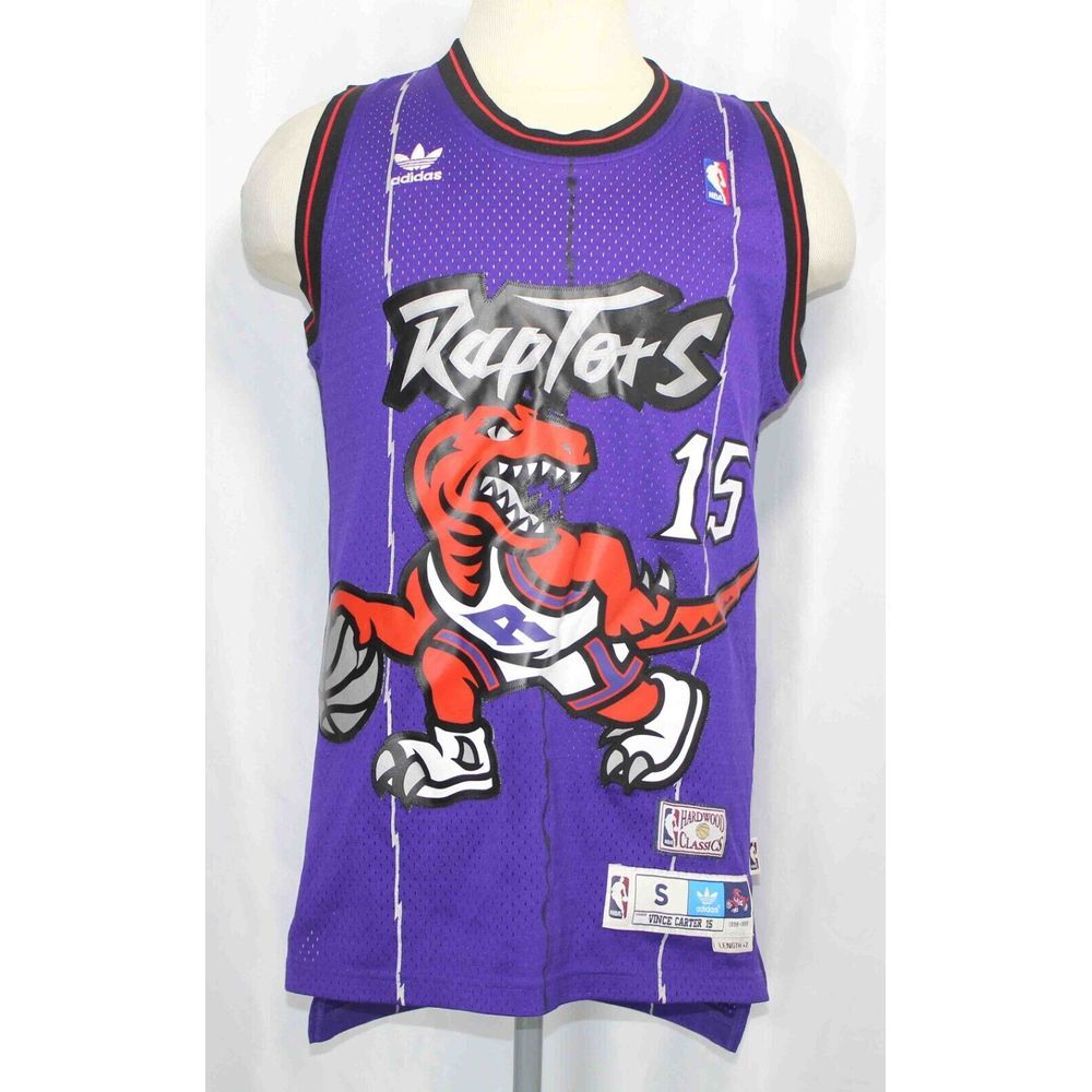 Adidas Toronto Raptors Vince Carter Road‎ HWC Throwback Swingman Jersey Size Sm
